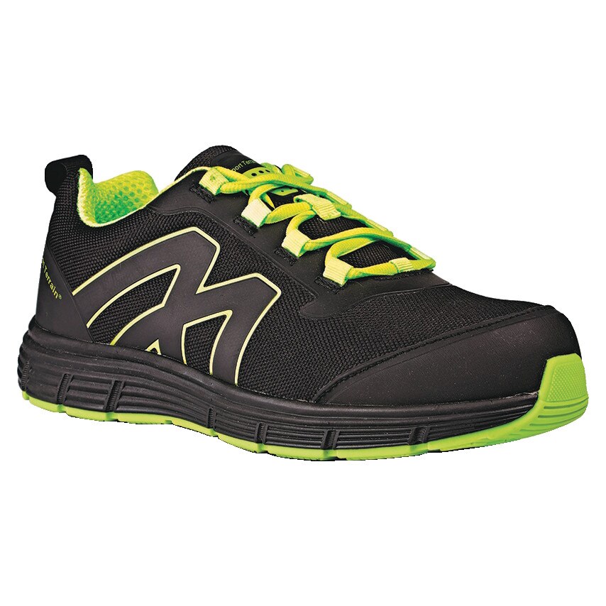 ST227BL Black/Lime Lightweight Trainer Size 7