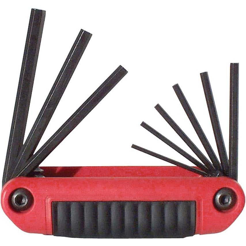 REK25911 Ergo Fold Hex Key Set Imperial 9-KEYS Med