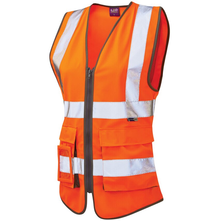 Hi-Vis Waistcoat, Orange, Size 20 (3XL)