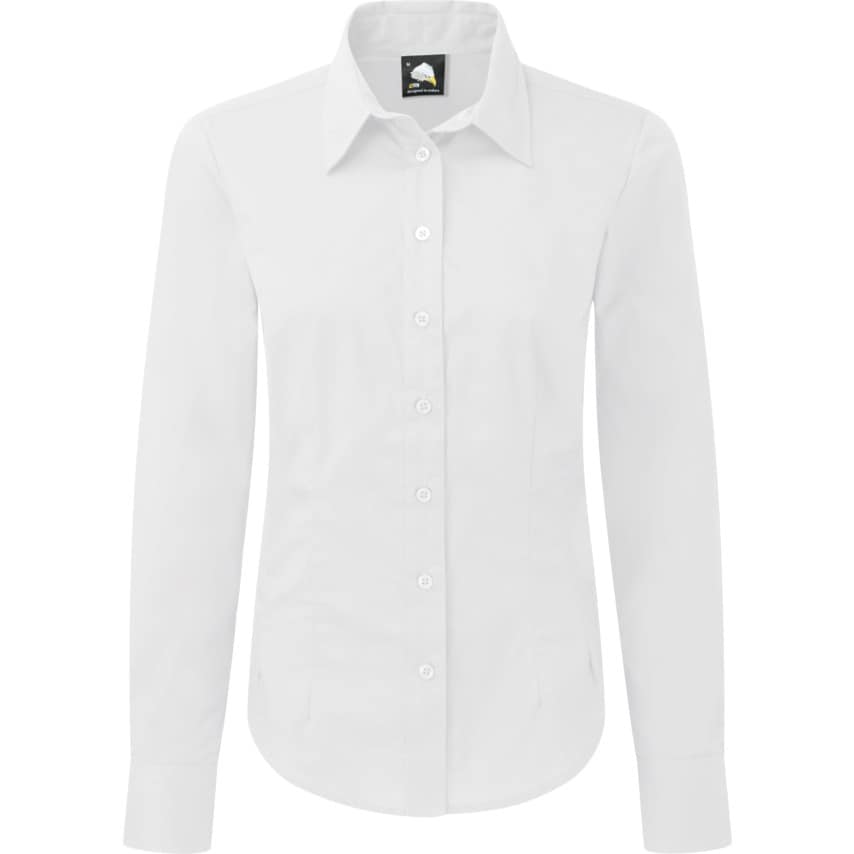 ORN JC987 Essential Blouse L/S White (S-24)