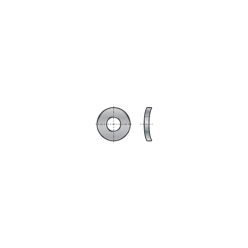 Qualfast M3 Curved Spring Washer - A1ST/STEEL DIN 137A- you get 1000