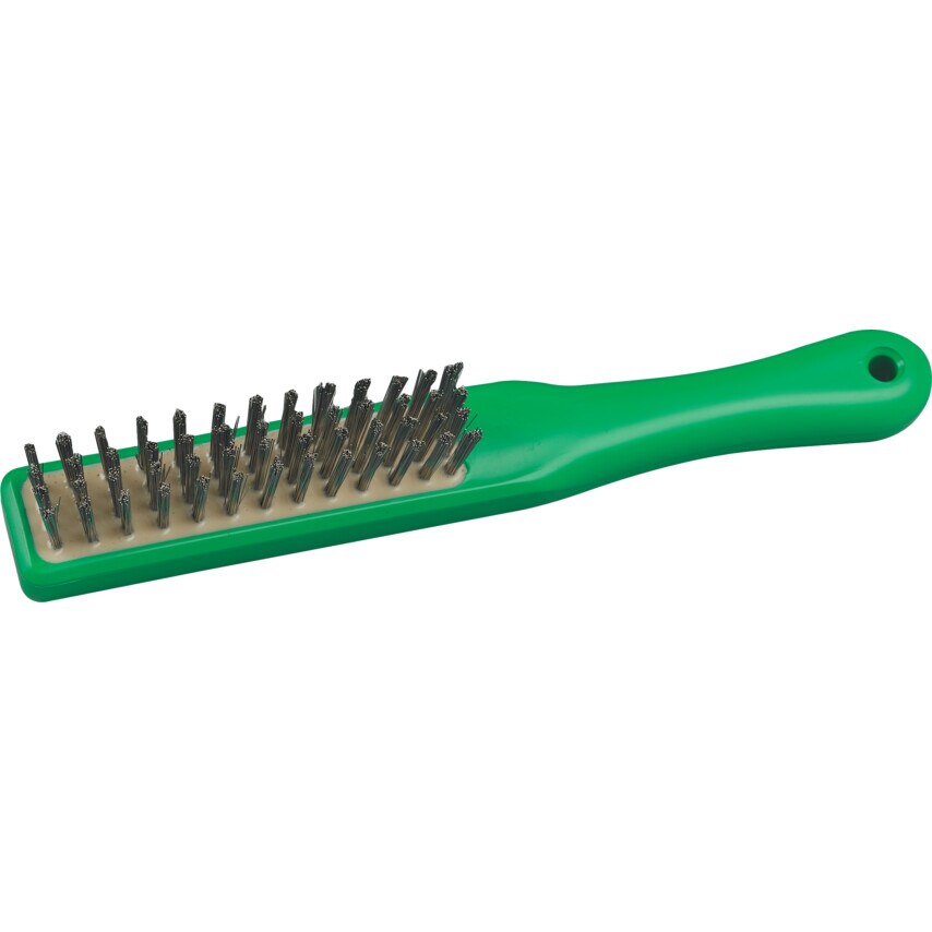 Salmon Hygiene Technology 279mm Stainless Steel (Res-Set) Wire Scratch Brush - W
