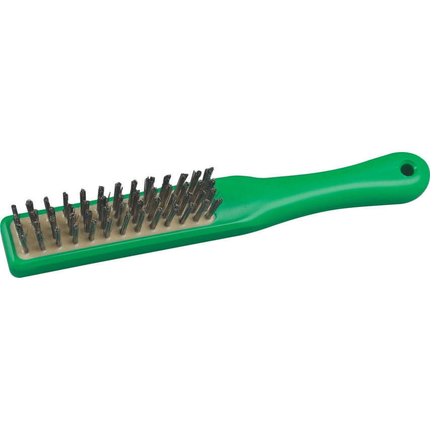 Salmon Hygiene Technology 279mm Stainless Steel (Res-Set) Wire Scratch Brush - B