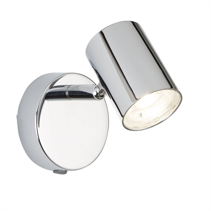 Searchlight Lighting Rollo Integrated Led 1 Light Indoor Wall Light Chrome