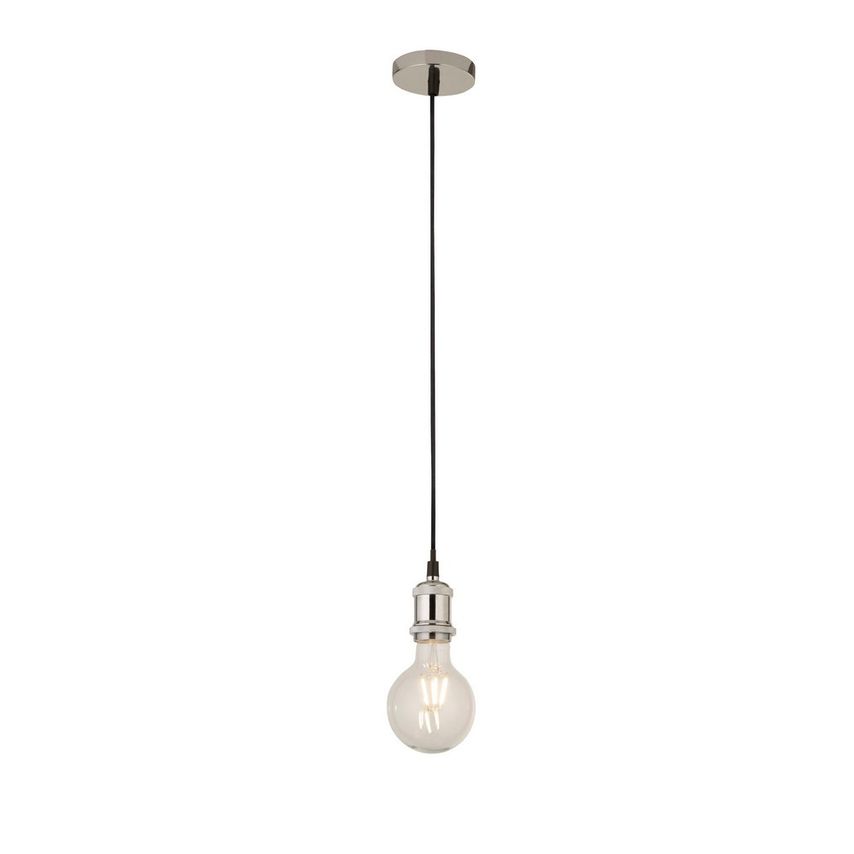 Searchlight Lighting 1 Light Cable Suspension with 1.5Mtr Black Textile Cable