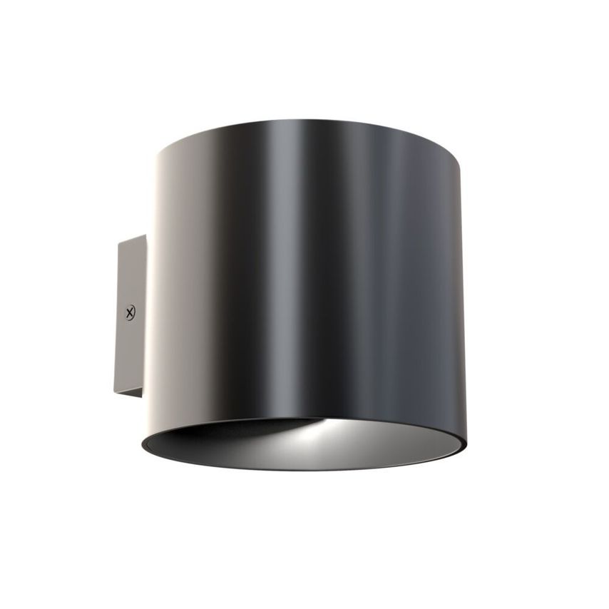 Maytoni Technical Rond Black Up Down Wall Lamp