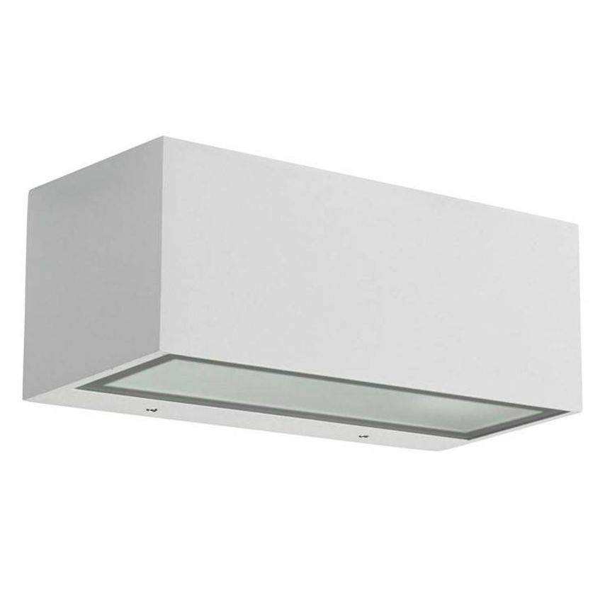 Leds C4 Lighting Nemesis Aluminium 1 Light Outdoor Wall Light White IP54, E27