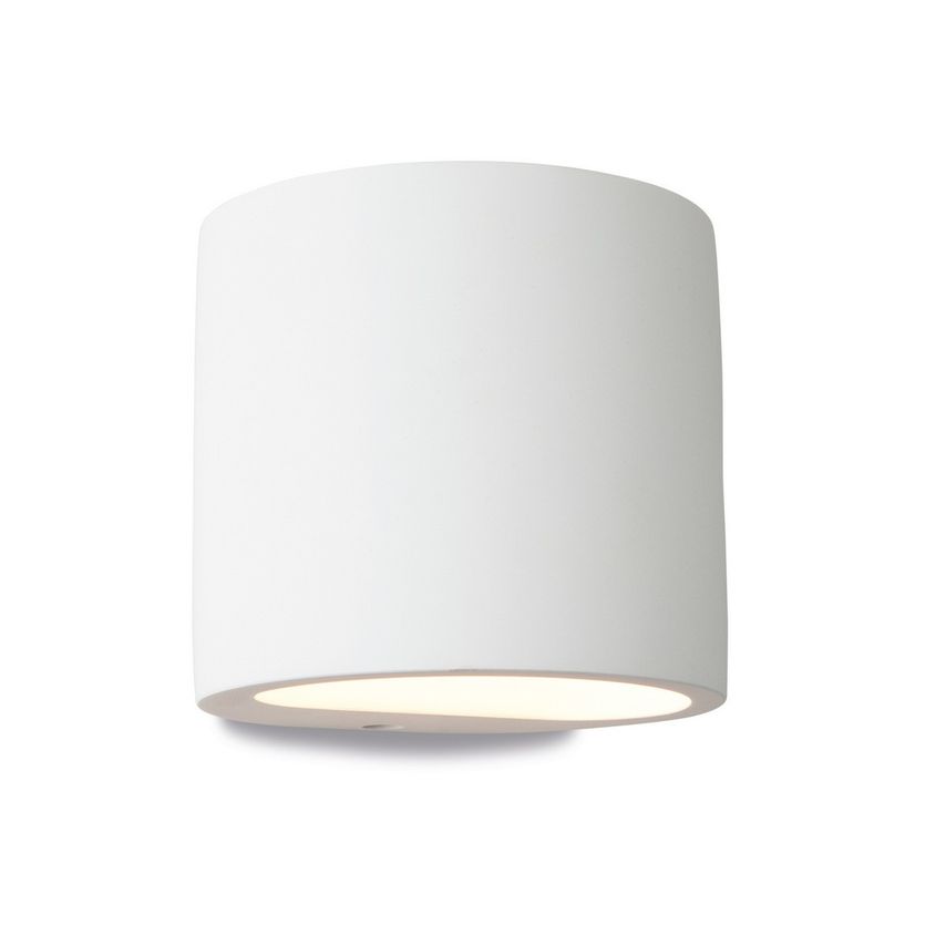Firstlight Nina 1 Light Plaster Indoor Wall Light White, G9
