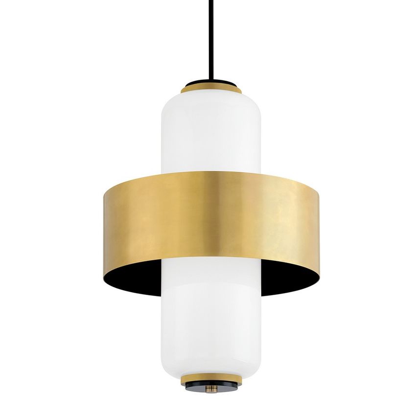 Hudson Valley Melrose 6 Light Pendant Vintage Brass