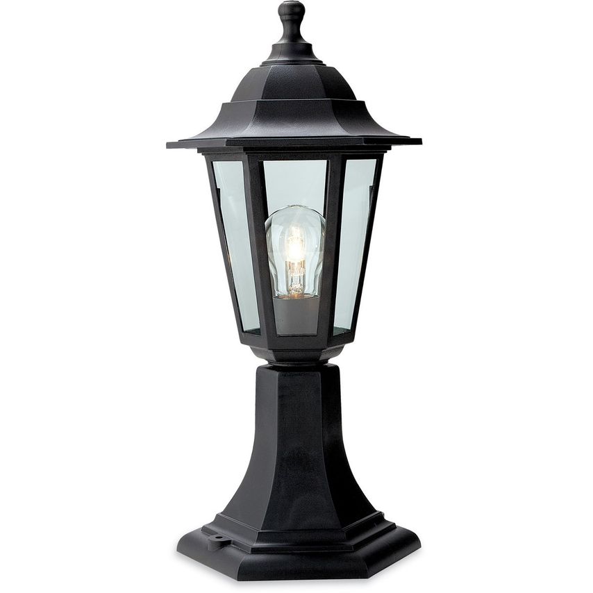 Pillar Black Resin Lanterns