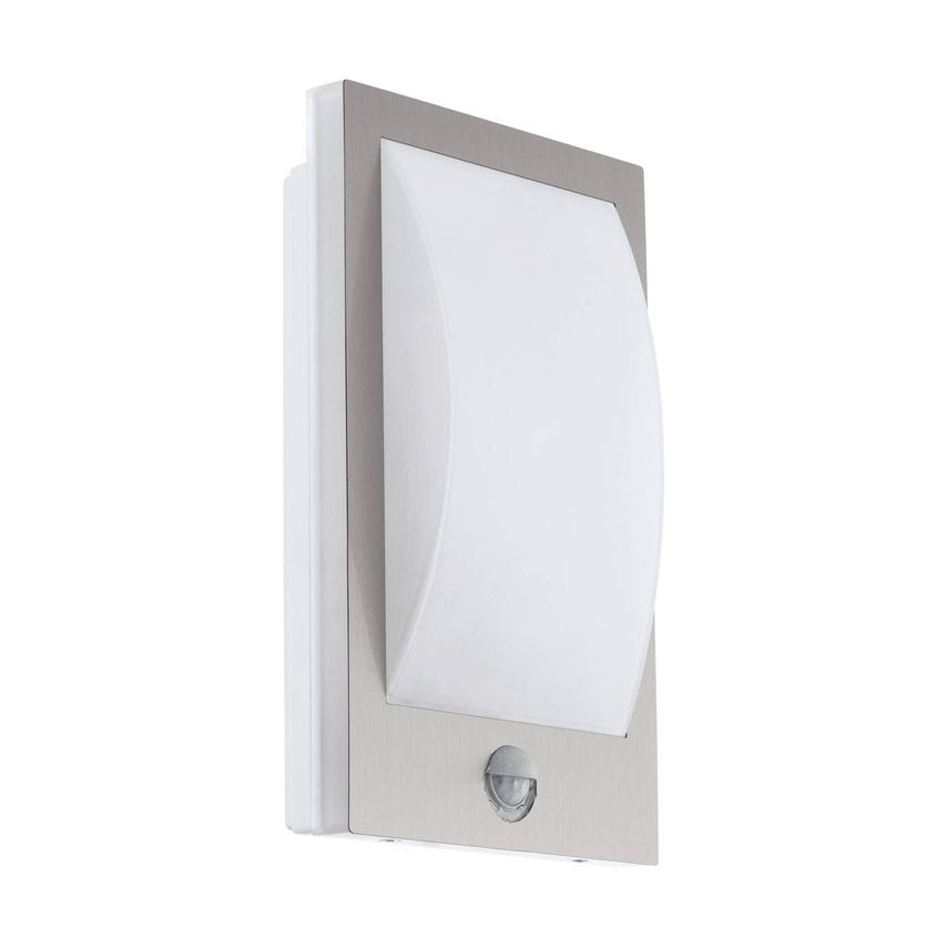 Eglo Lighting Verres 1 Light Outdoor Flush Wall Light with Pir Motion Sensor Sta