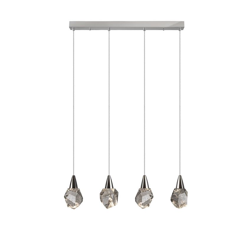 Shop Netlighting Aquaria 4 Light Bar Pendant Ceiling Light Chrome