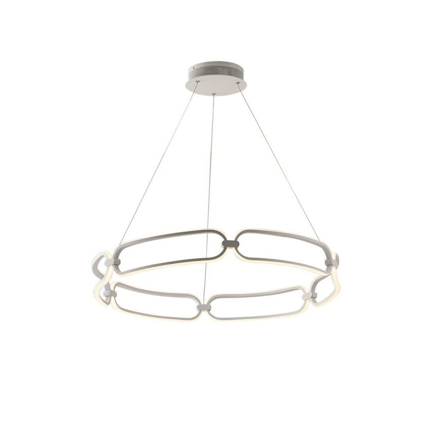 Fan Europe Infinity Integrated Led Circular Ceiling Pendant - 60Cm, White, 4000K