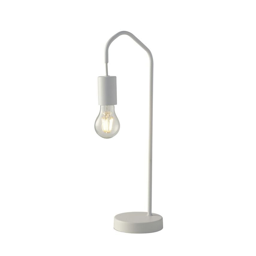 Fan Europe Habitat Arch Table Lamp, White, E27