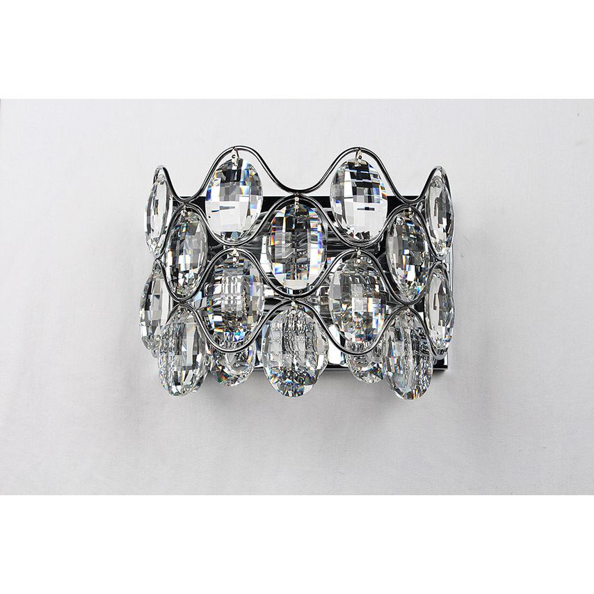 IMPEX Raina 2 Light Chrome Wall Light