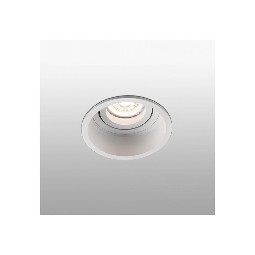 Faro Lighting Hyde White Tiltable Round Recessed Downlight, GU10