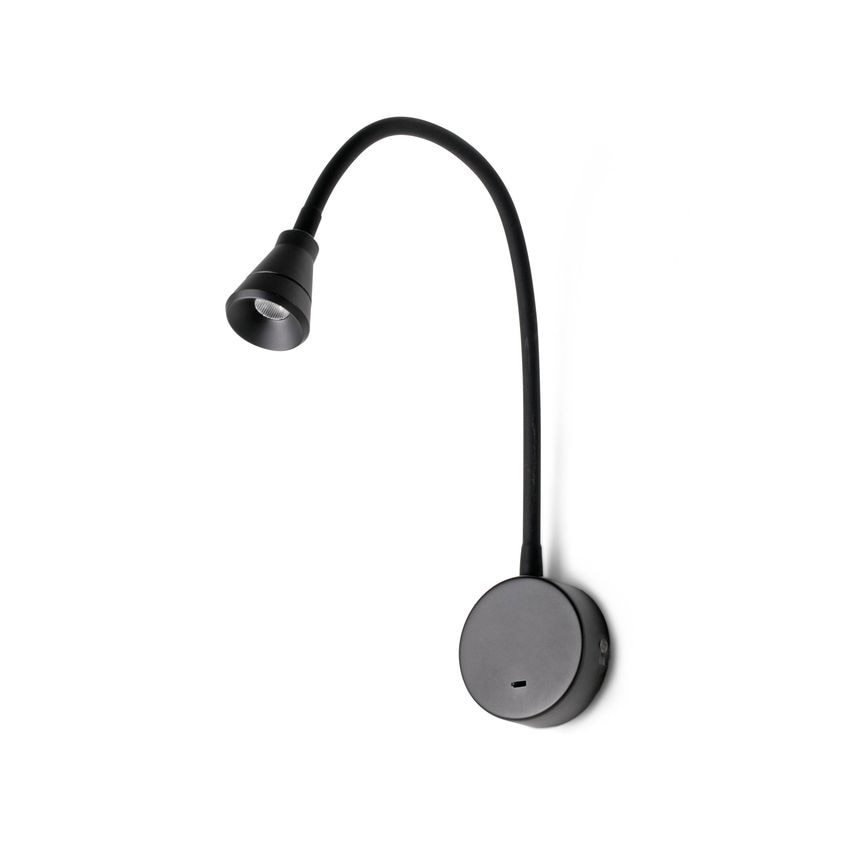 Faro Lighting Bel Led Indoor Wall Light Reading Lamp Black