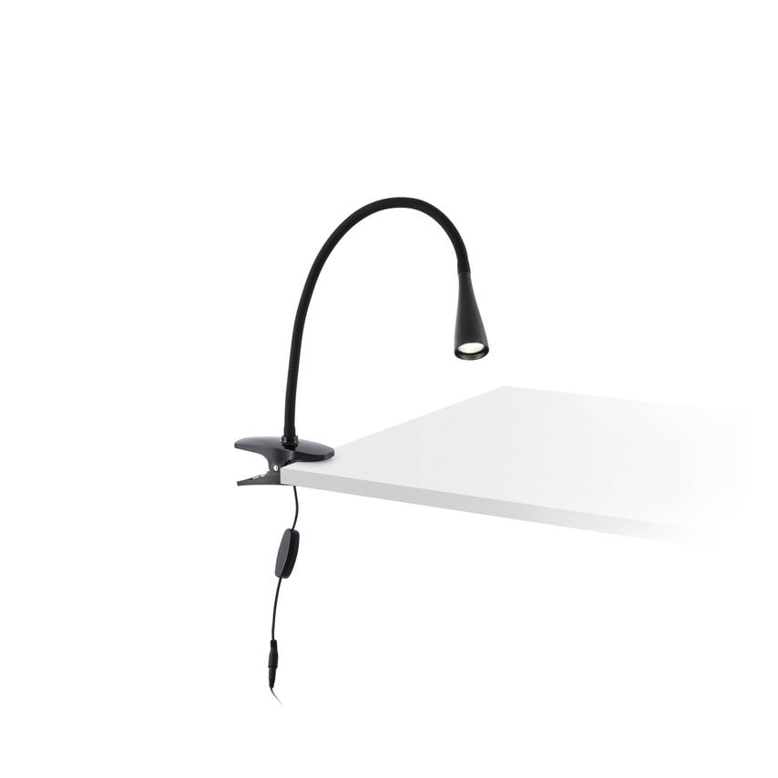 Netlighting Lena Led Table Clip On Lamp Black