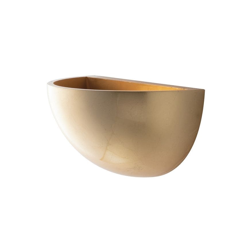 Fan Europe Moritz Paintable Plaster Uplighter Wall Lamp Gold, E27