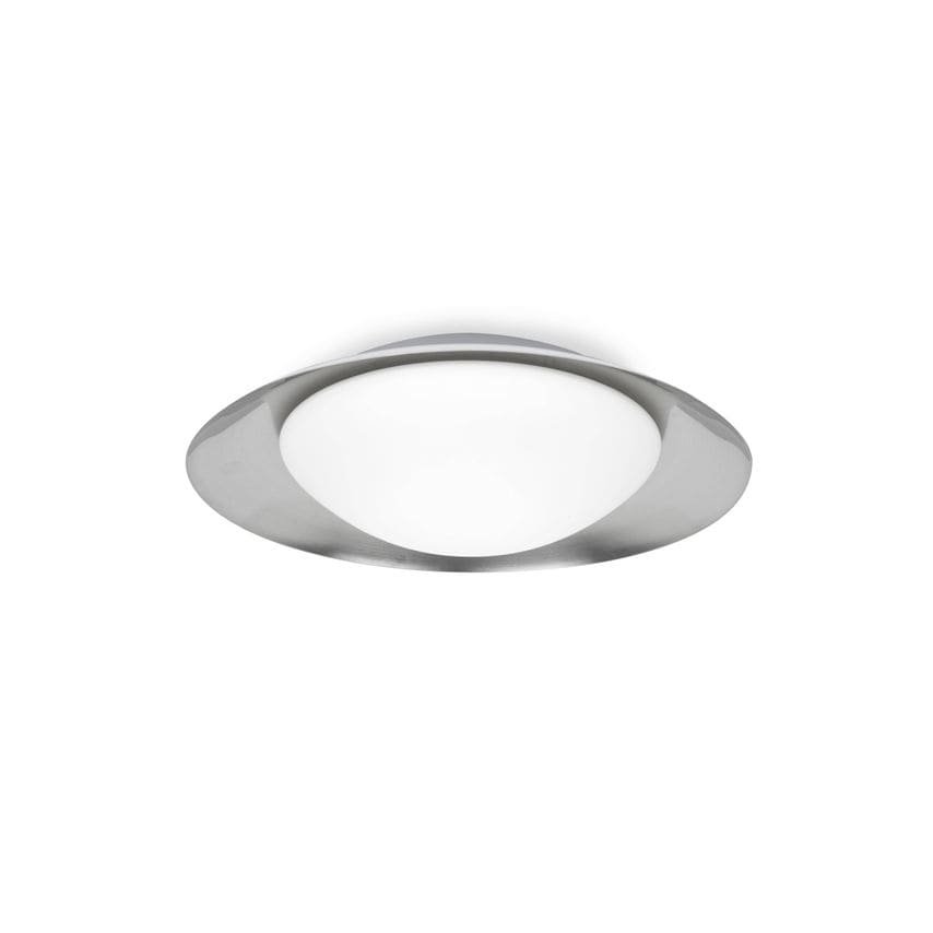 Faro Lighting Side Led Indoor Medium Flush Wall Light White, Nickel
