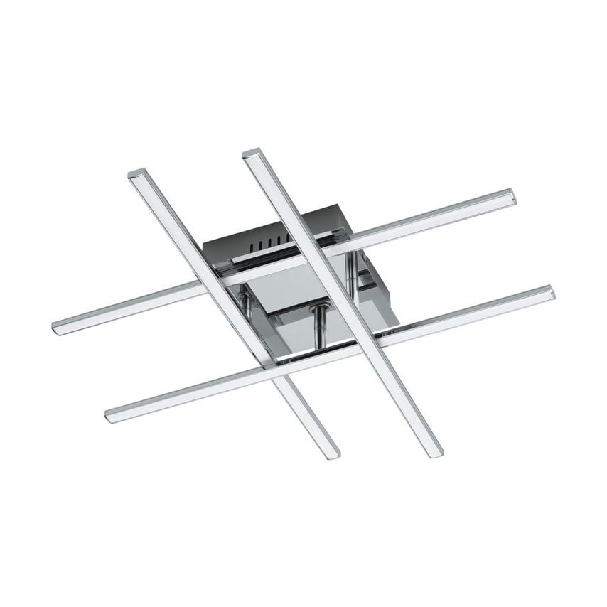 Eglo Lighting Lasana Integrated Led Flush Wall/Ceiling Light Chrome - EG95568