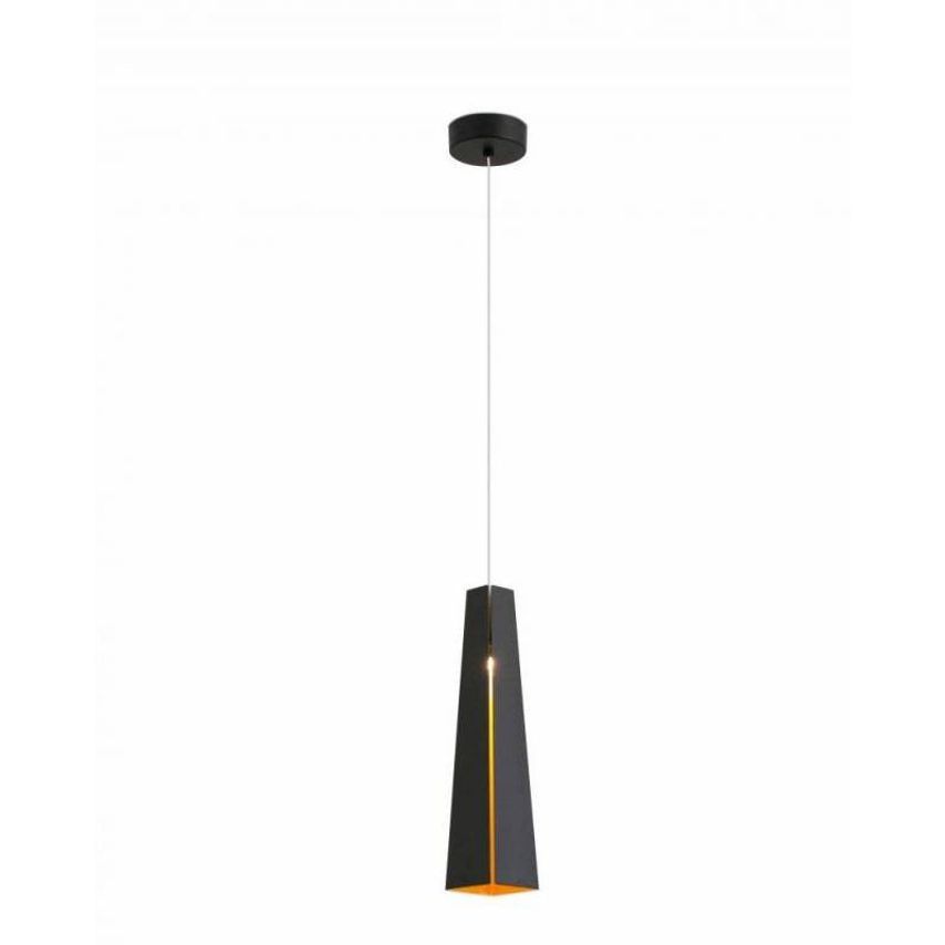 Faro Lighting Pluma Led Ceiling Pendant Light Black, Gold