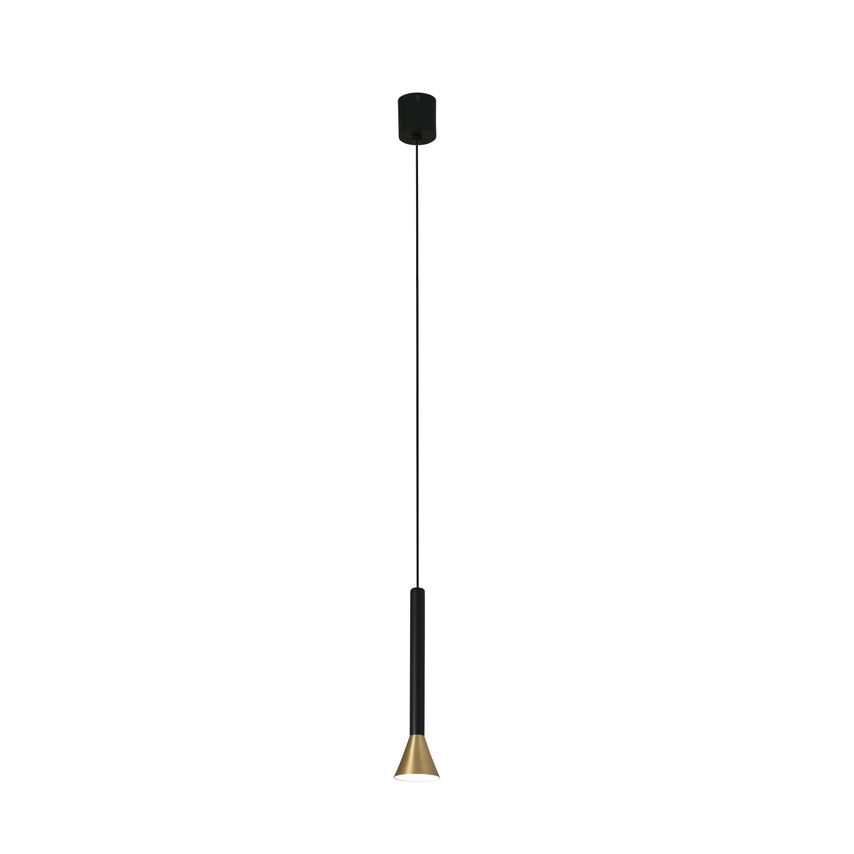 Faro Lighting Danka Led Ceiling Pendant Light Black, Satin Gold