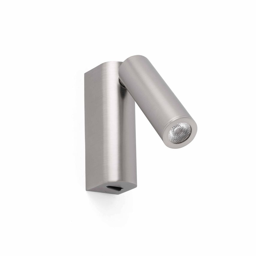 Faro Lighting Rob Led Indoor Wall Reading Light Satin Nickel
