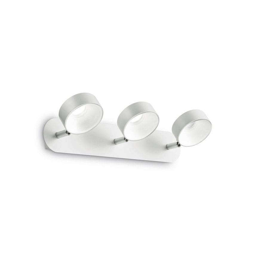 Ideal Lux Lighting Oby Led 3 Light Ceiling Light White