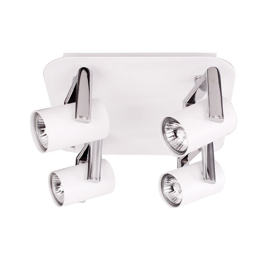 Netlighting Modern Spotlights White 4 Light with White Matt Shade Led, GU10