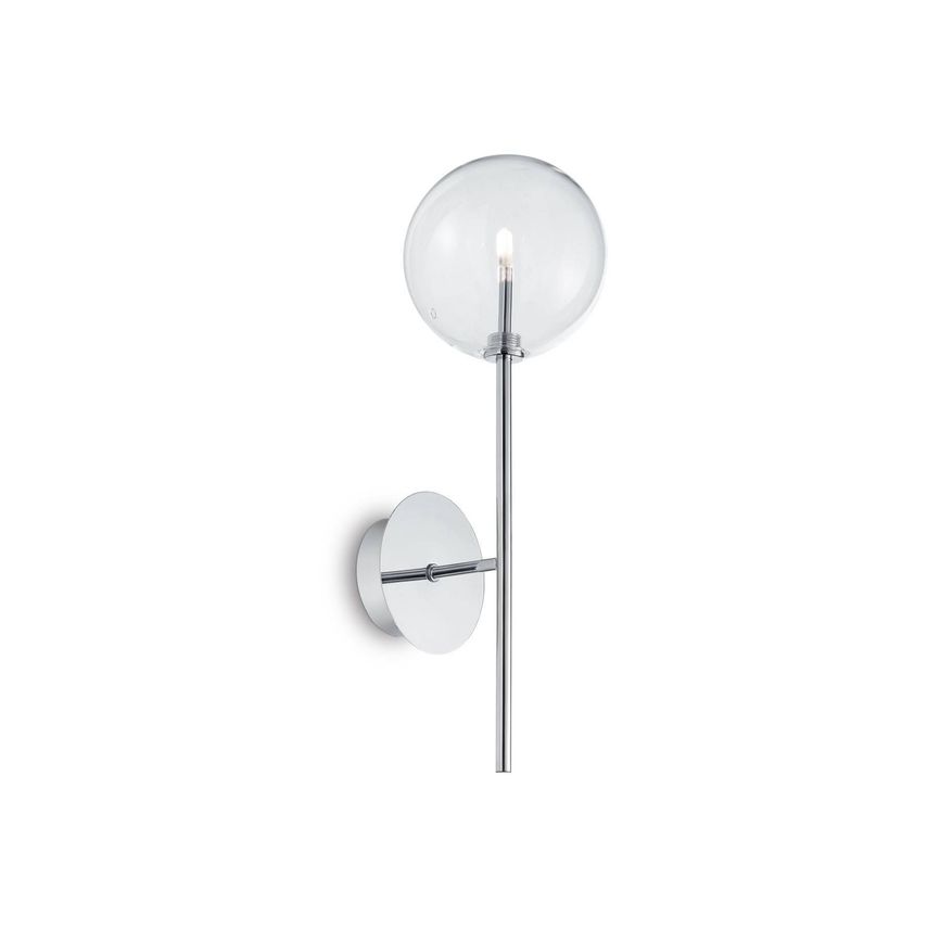 Ideal Lux Lighting Equinoxe 1 Light Wall Light Chrome