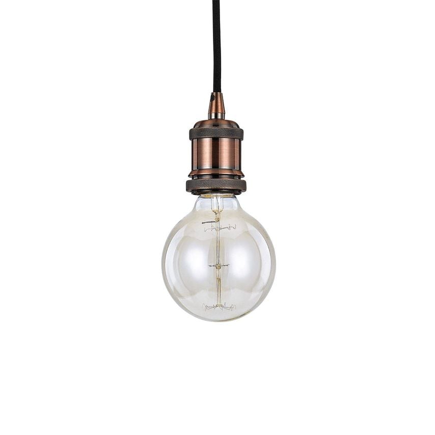 Ideal Lux Lighting Frida 1 Light Ceiling Pendant Copper