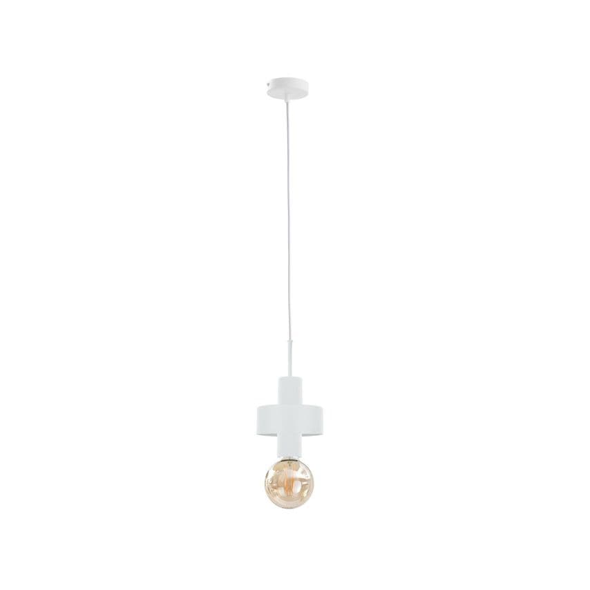 Keter Unica Slim Pendant Ceiling Light White, 12cm, 1x E27