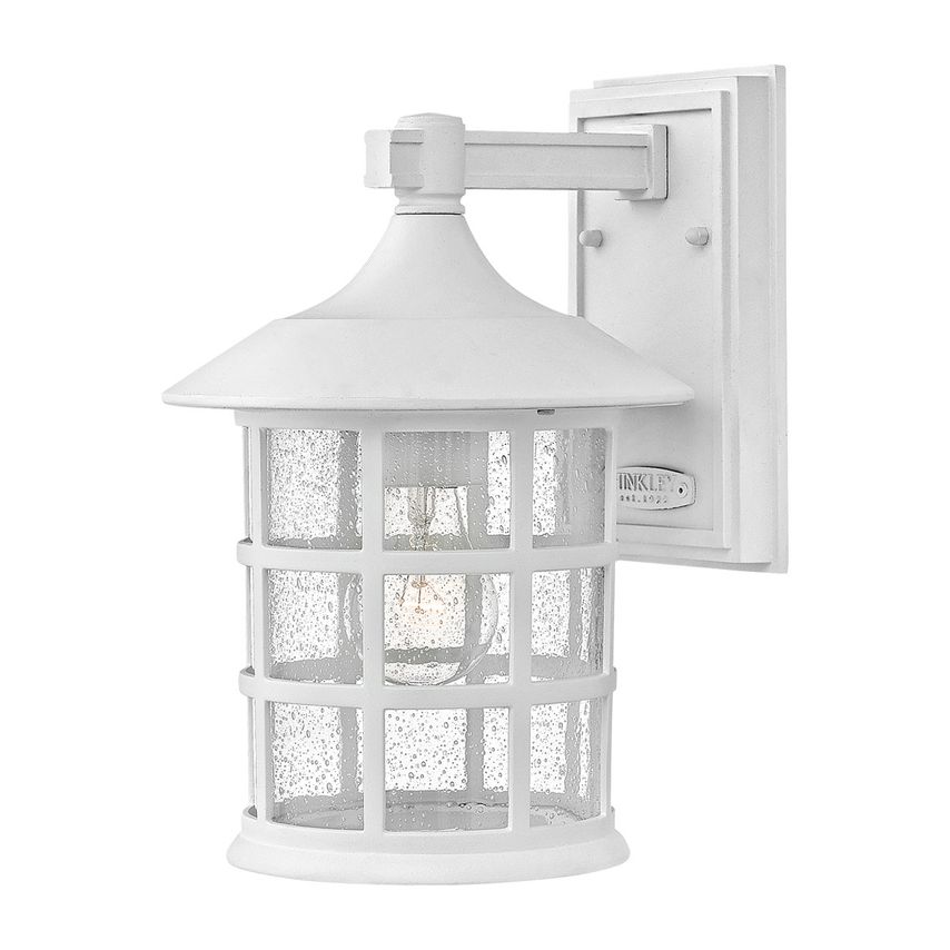 Elstead Lighting Hinkley Freeport Outdoor Wall Lantern Textured White, IP44 - HK