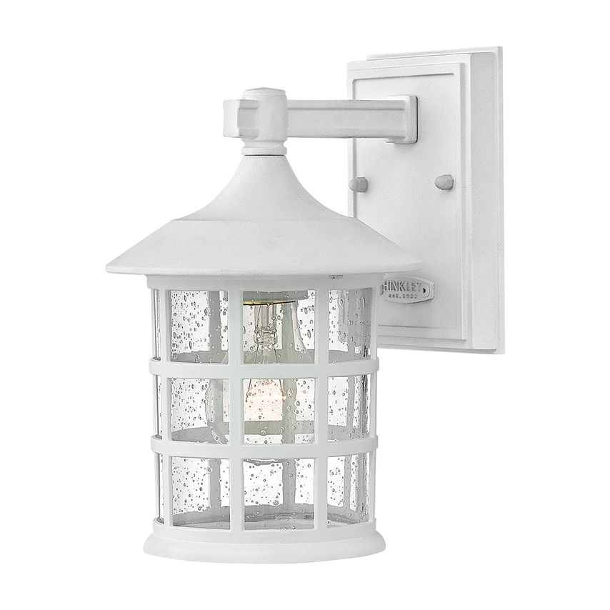 Elstead Lighting Hinkley Freeport Outdoor Wall Lantern Textured White, IP44 - HK