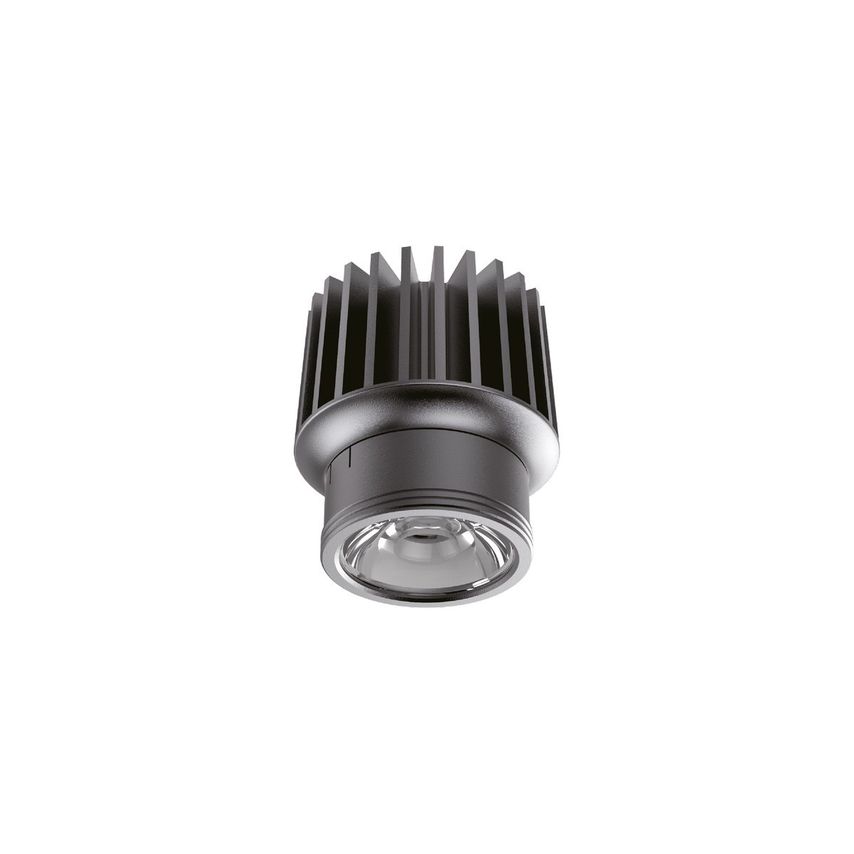 Ideal Lux Lighting Dynamic 15W Led Recessed Downlight Black, 4000K
