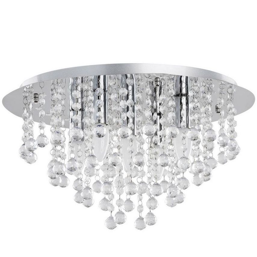 Keter Crystal Ceiling Light K9 Crystal, 46cm, 5x E27