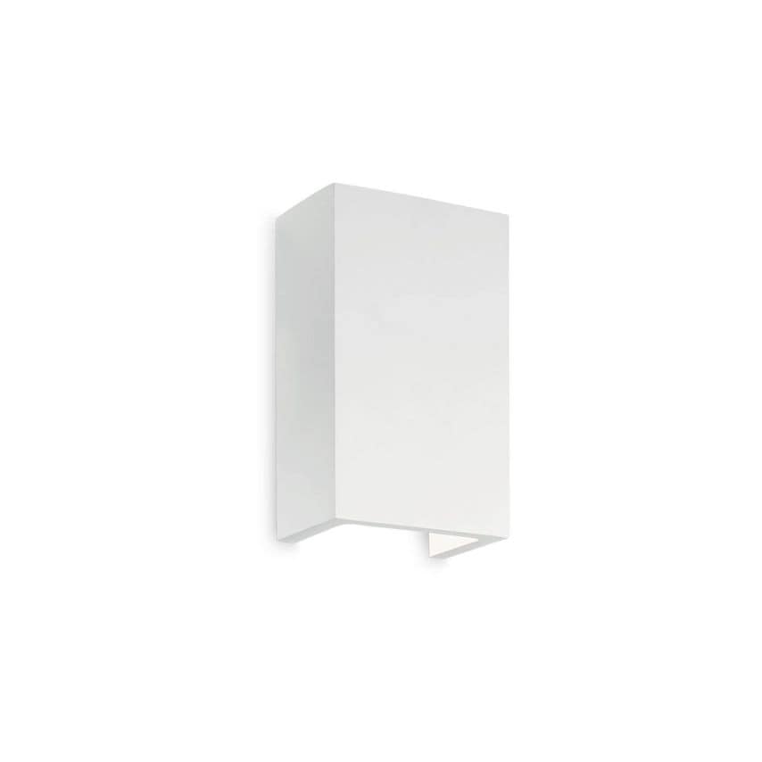 Ideal Lux Lighting Flash 1 Light Wall Light White - IDL214689