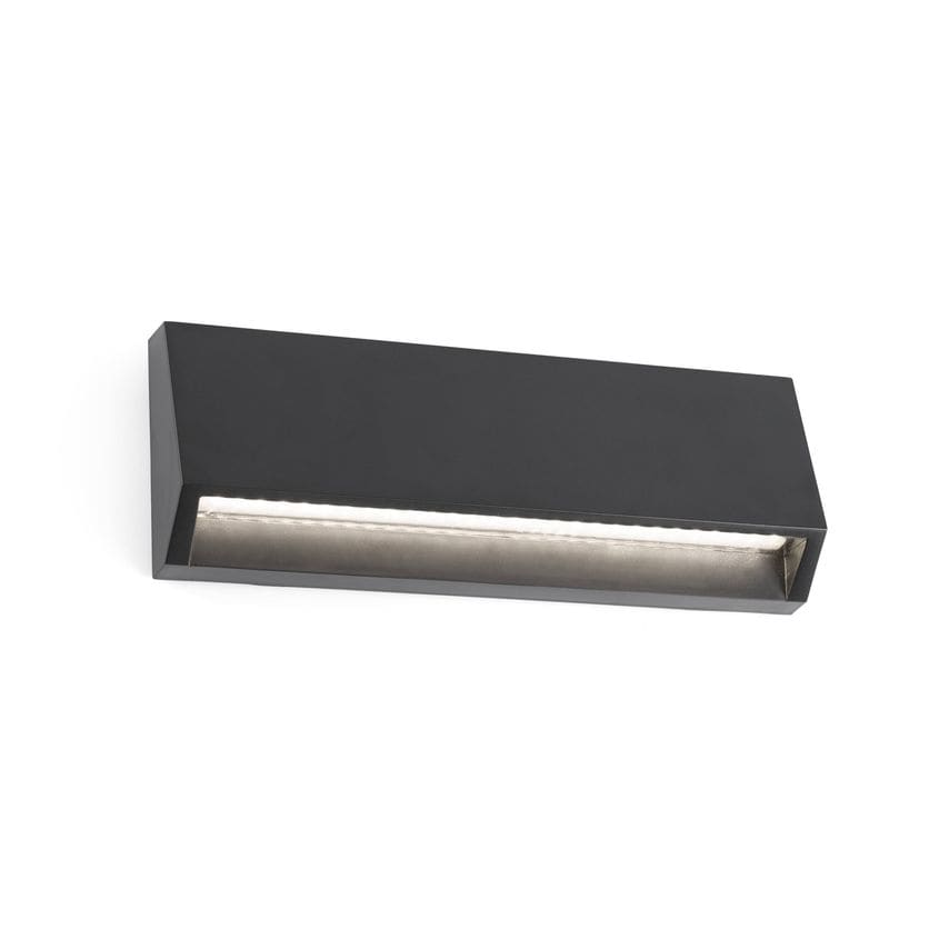 Faro Lighting Must Led Outdoor Large Wall Light Dark Grey IP65