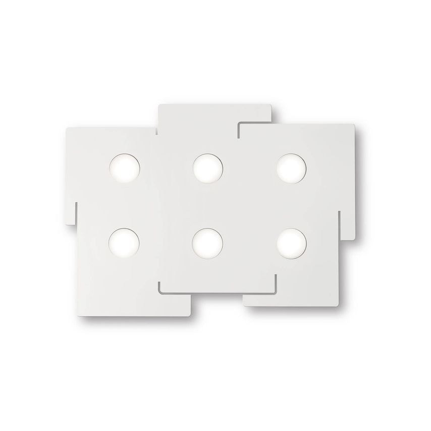 Ideal Lux Lighting Totem 6 Light Ceiling Light White