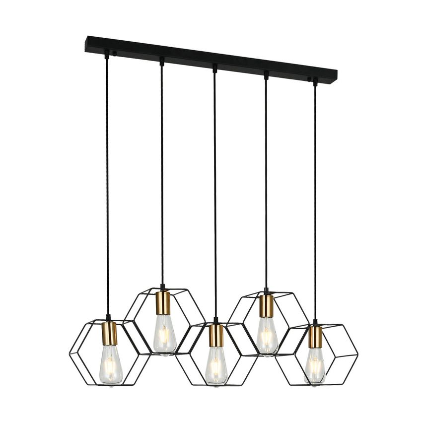 Italux Lighting Aina Modern 5 Light Bar Pendant Ceiling Light, E27