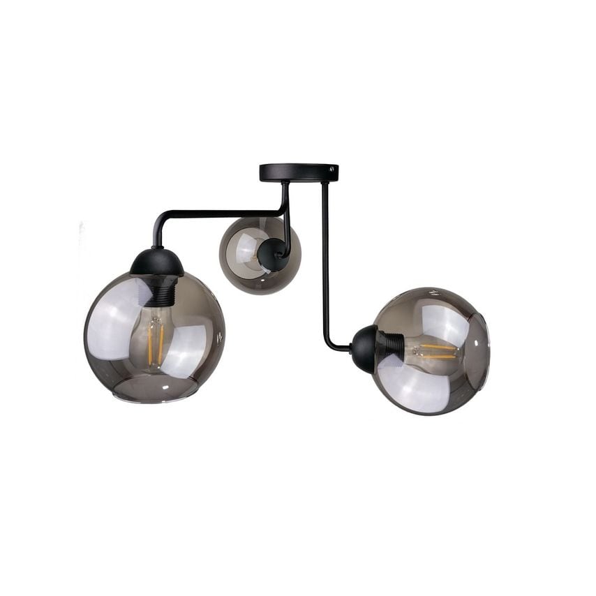 Cosmo Multi Arm Semi Flush Ceiling Light E27 Zoro UK