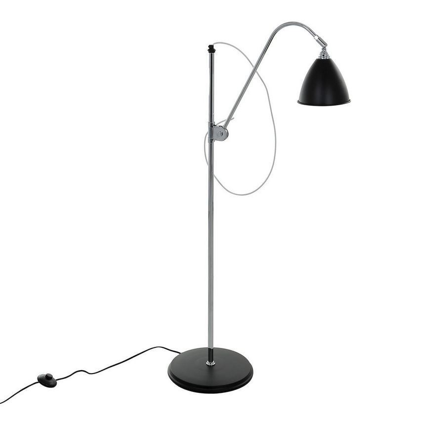 Italux Lighting Classic Floor Lamp Black 1 Light, E14