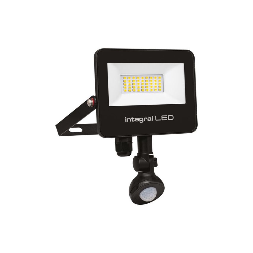 Integral LED Super Slim 2 Floodlight IP67 3000LM 30W 4000K Pir 120 Non Dimmable