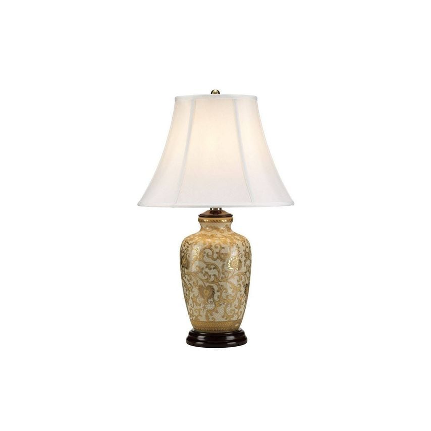 Elstead Lighting Gold Thistle 1 Light Table Lamp Gold, E27