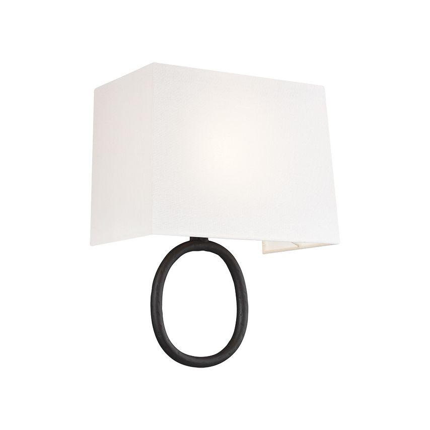 Elstead Lighting Indo 1 Light Wall Light, Aged Iron, E27