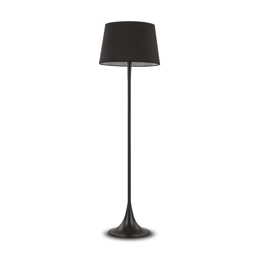 Ideal Lux Lighting London 1 Light Floor Lamp Black, E27