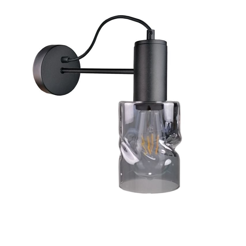 Keter Inger Wall Lamp Black, 25cm, 1x E27