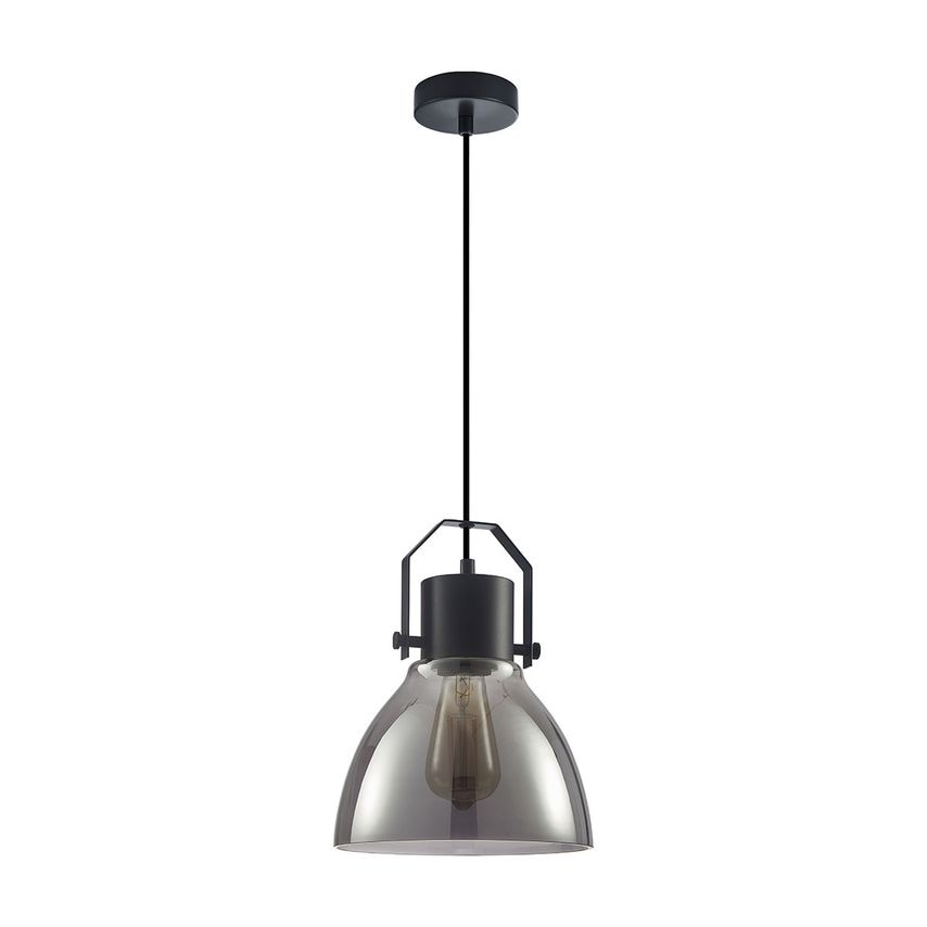 Italux Lighting Darlena Industrial, Retro 1 Light Dome Pendant Ceiling Light, E2