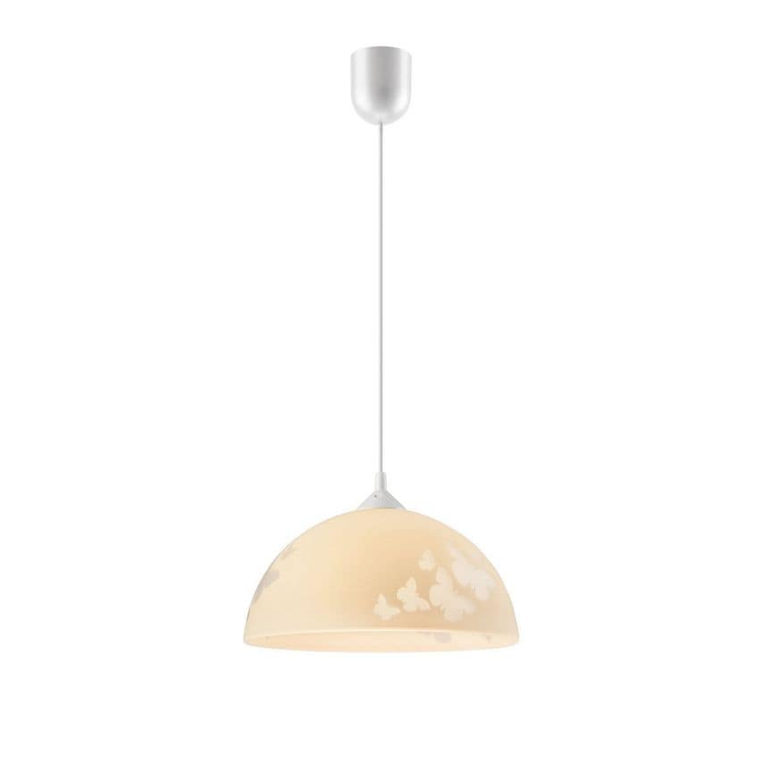 Lamkur Lighting Dome Pendants Ceiling Light Yellow, 1x E27 - LAM31309